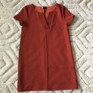 Burnt orange dress